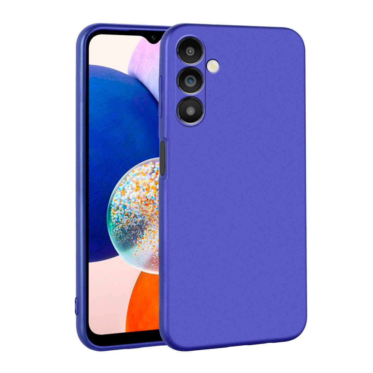 Galaxy A14 Kılıf NXXA Premier Silikon Kapak-Saks Mavi