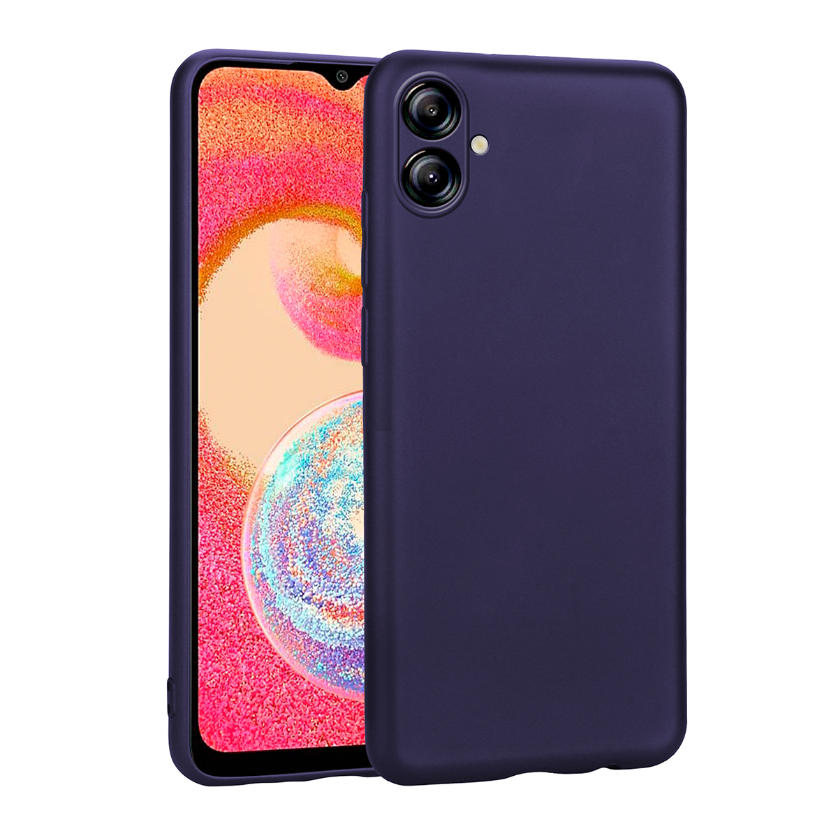Galaxy A04E Kılıf NXXA Premier Silikon Kapak-Lacivert
