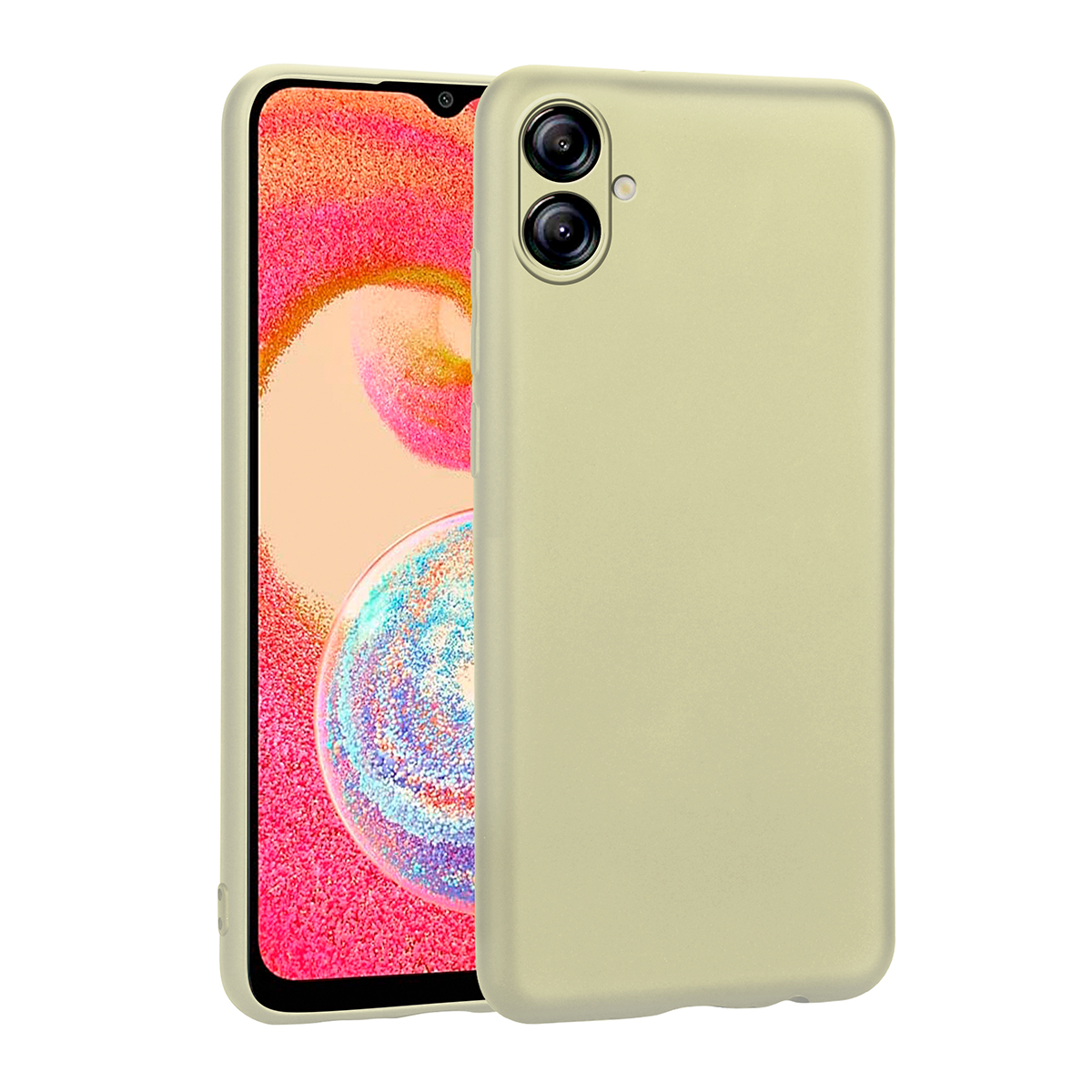 Galaxy A04E Kılıf NXXA Premier Silikon Kapak-Gold