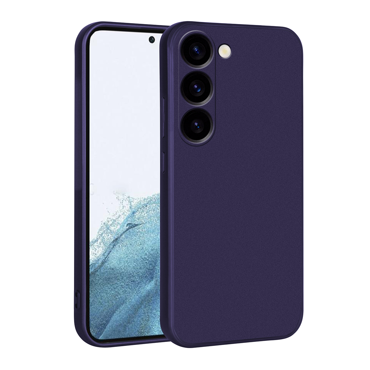 Galaxy S23 Plus Kılıf NXXA Premier Silikon Kapak-Lacivert