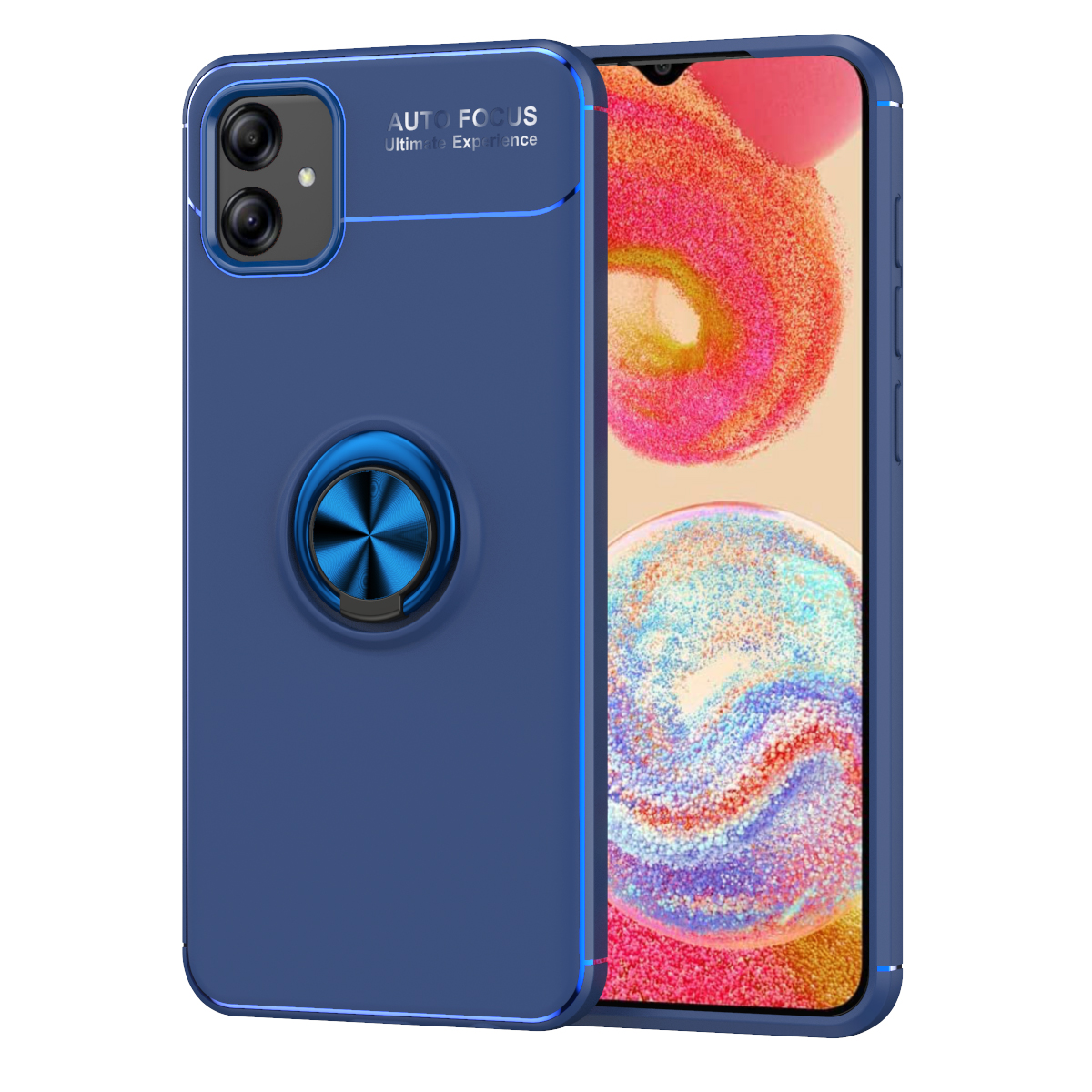 Galaxy A04E Kılıf NXXA Ravel Silikon Kapak-Mavi