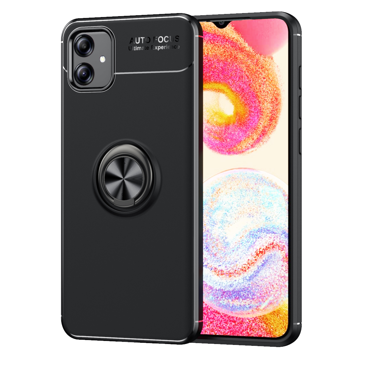 Galaxy A04E Kılıf NXXA Ravel Silikon Kapak-Siyah