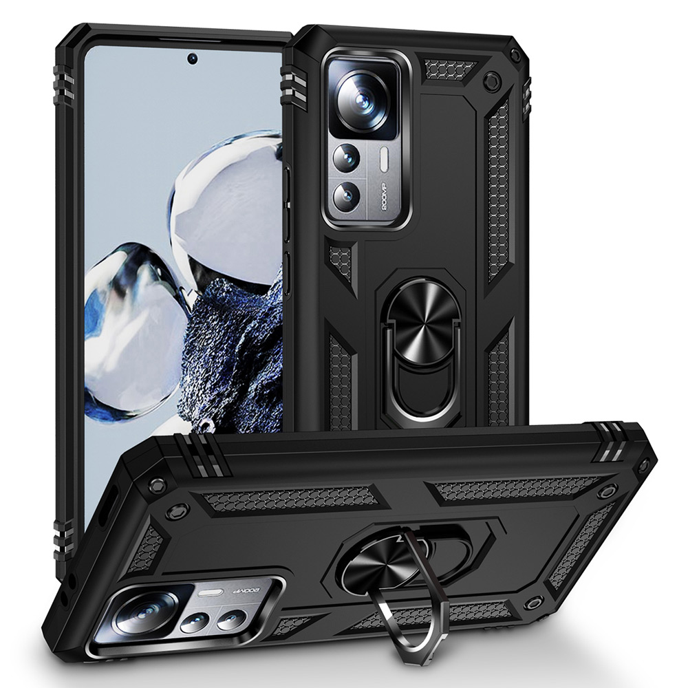 Xiaomi Mi 12T Pro Kılıf NXXA Vega Kapak-Siyah