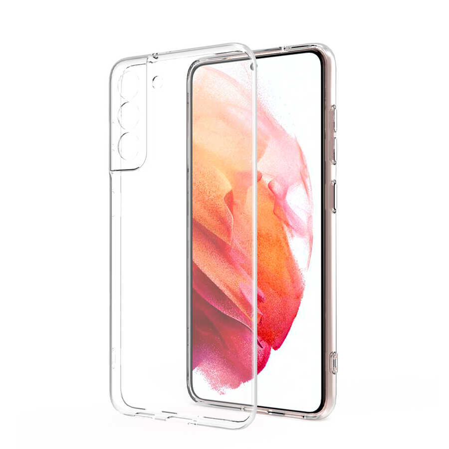 Galaxy S23 Plus Kılıf NXXA Kamera Korumalı Süper Silikon Kapak-Renksiz