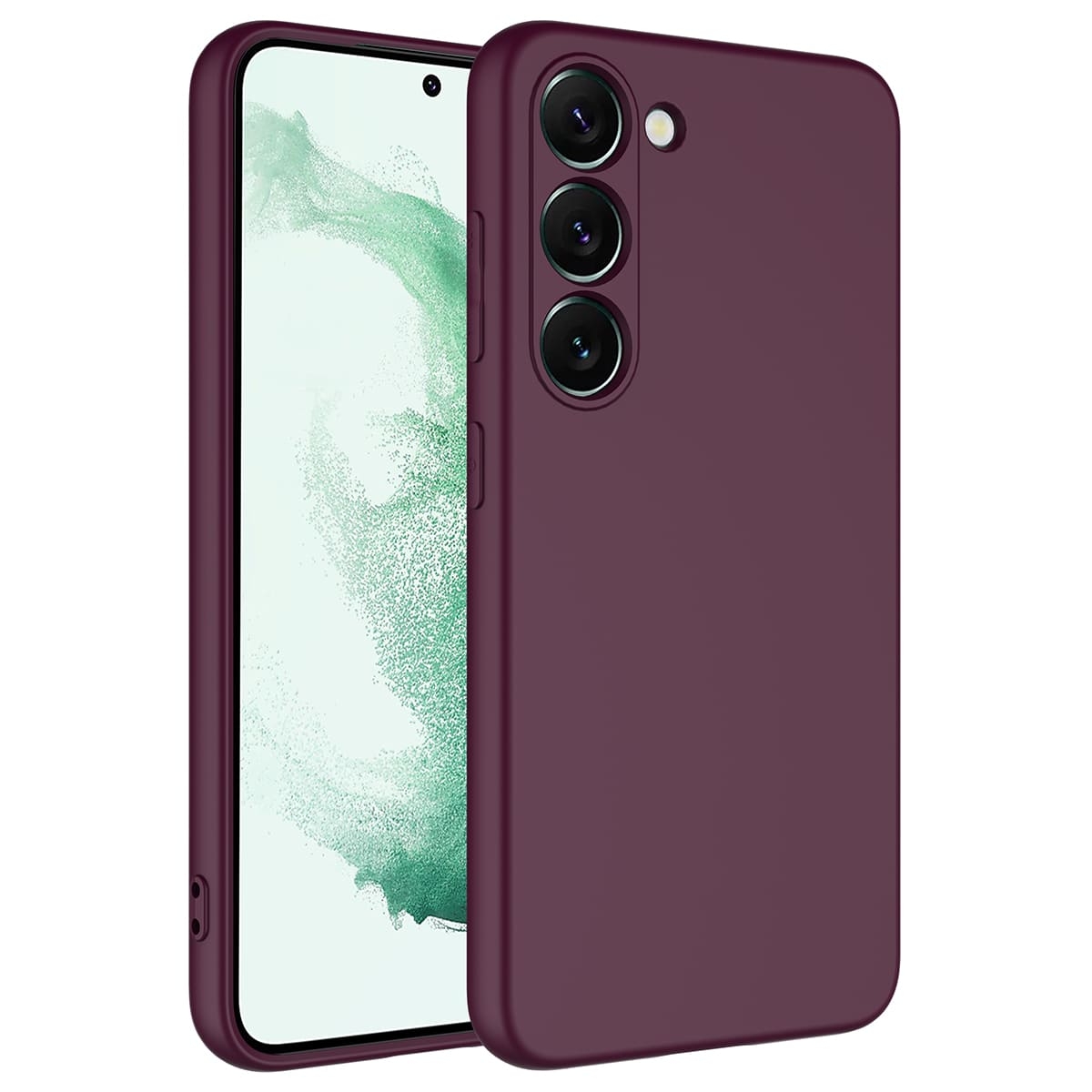 Galaxy S23 Plus Kılıf NXXA Mara LaAAKan Kapak-Koyu Mor