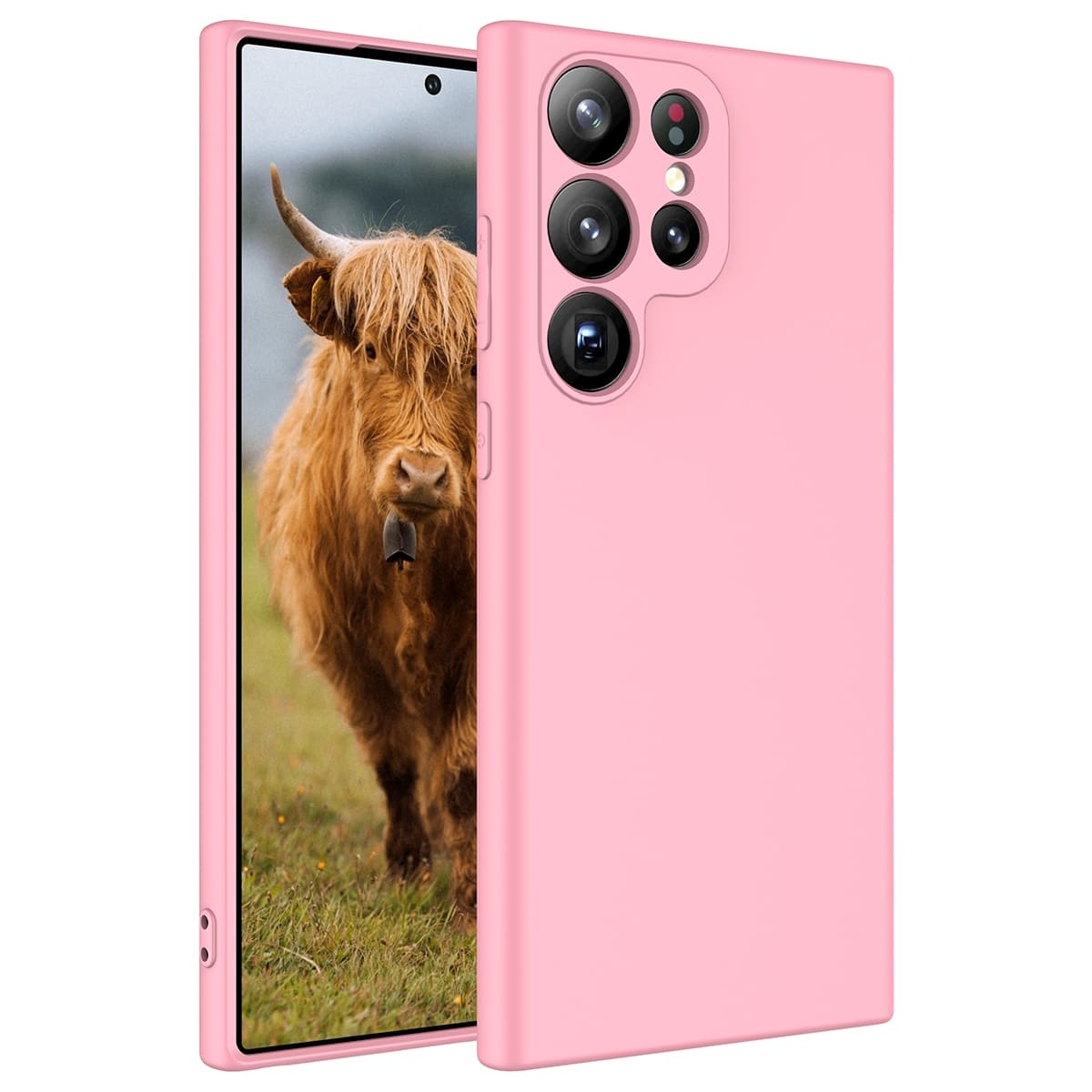 Galaxy S23 Ultra Kılıf NXXA Mara LaAAKan Kapak-Pembe