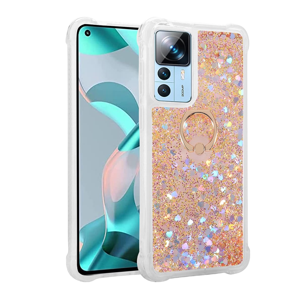 Xiaomi Mi 12T Pro Kılıf NXXA Milce Kapak-Gold