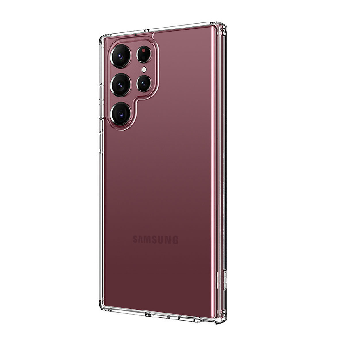Galaxy S23 Ultra Kılıf NXXA 2mm Anti Shock Silikon-Renksiz