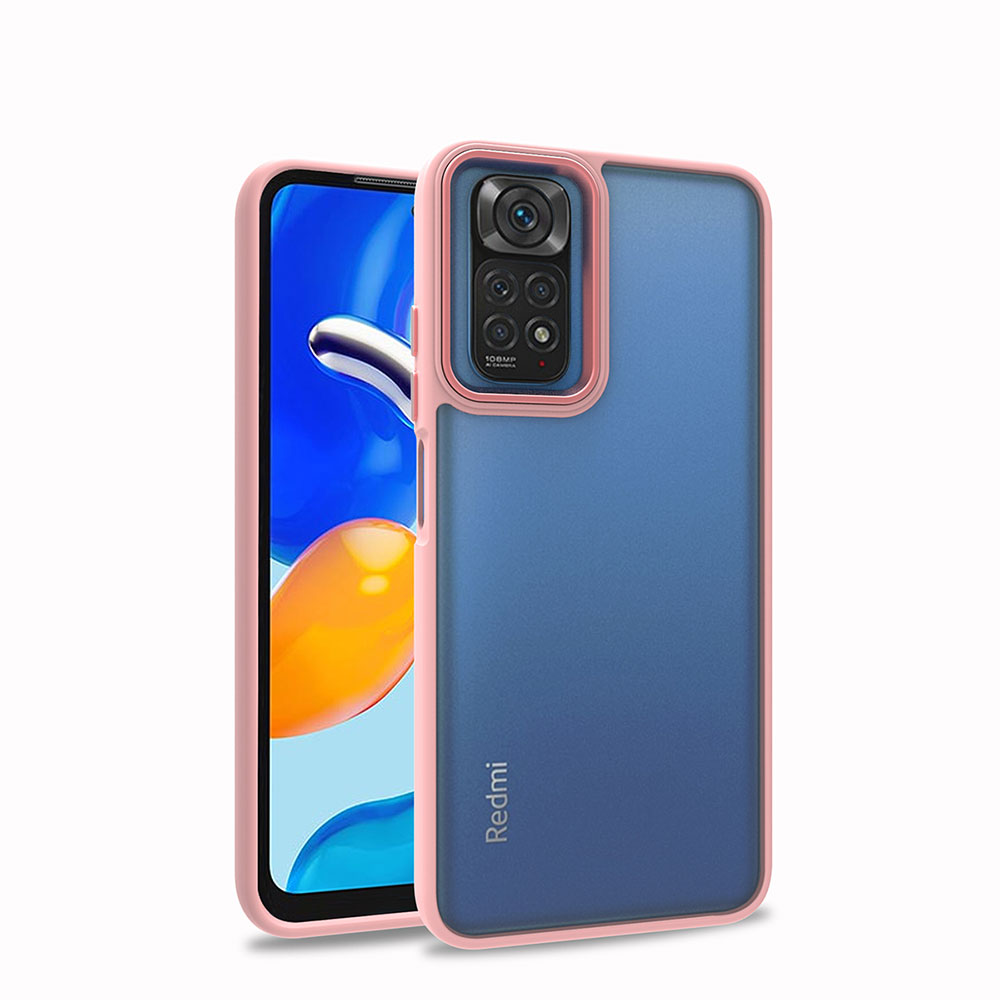Xiaomi Redmi Note 11 Pro 5G Kılıf NXXA Flora Kapak-Rose Gold