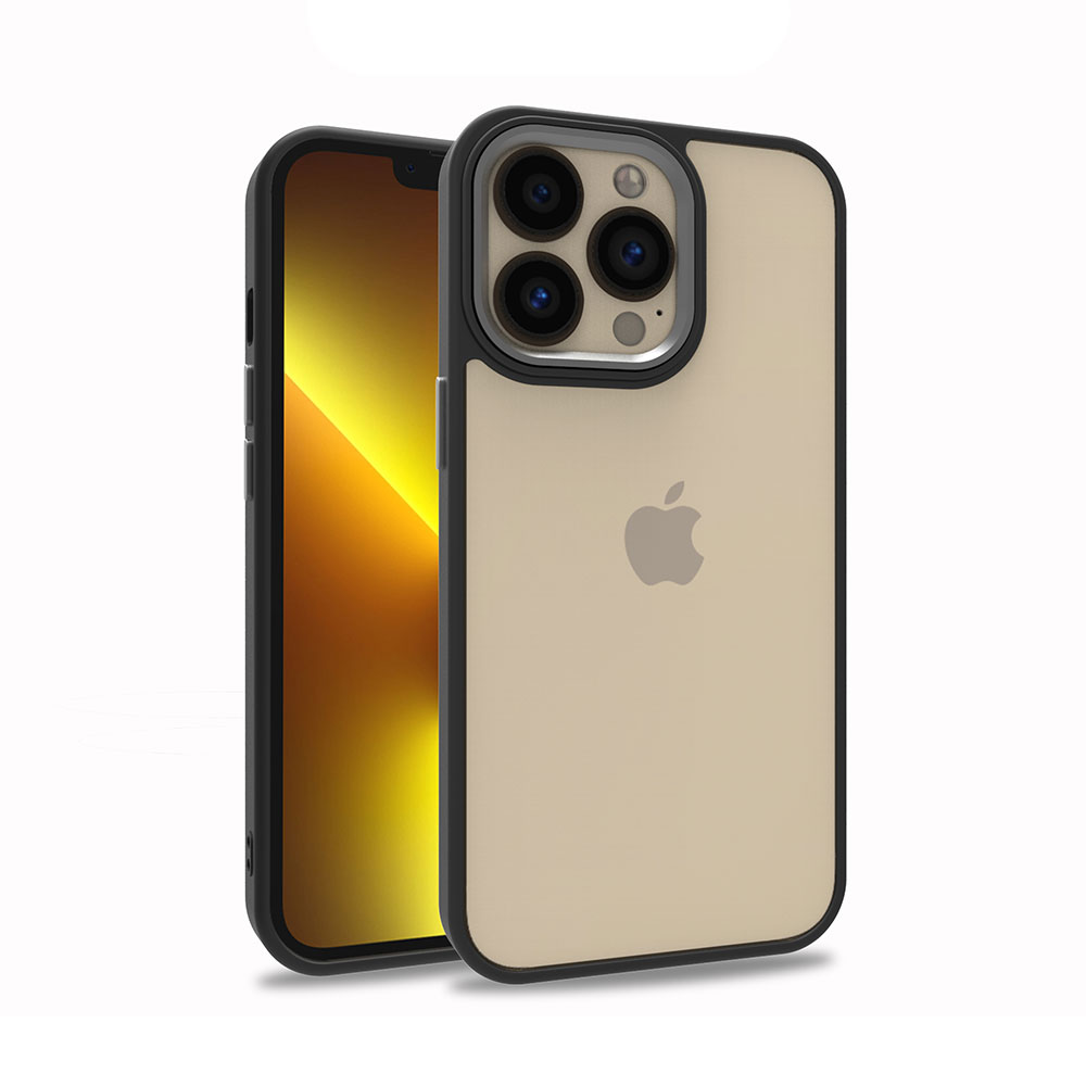iPhone 13 Pro Uyumlu NXXA Flora Kapak-Siyah
