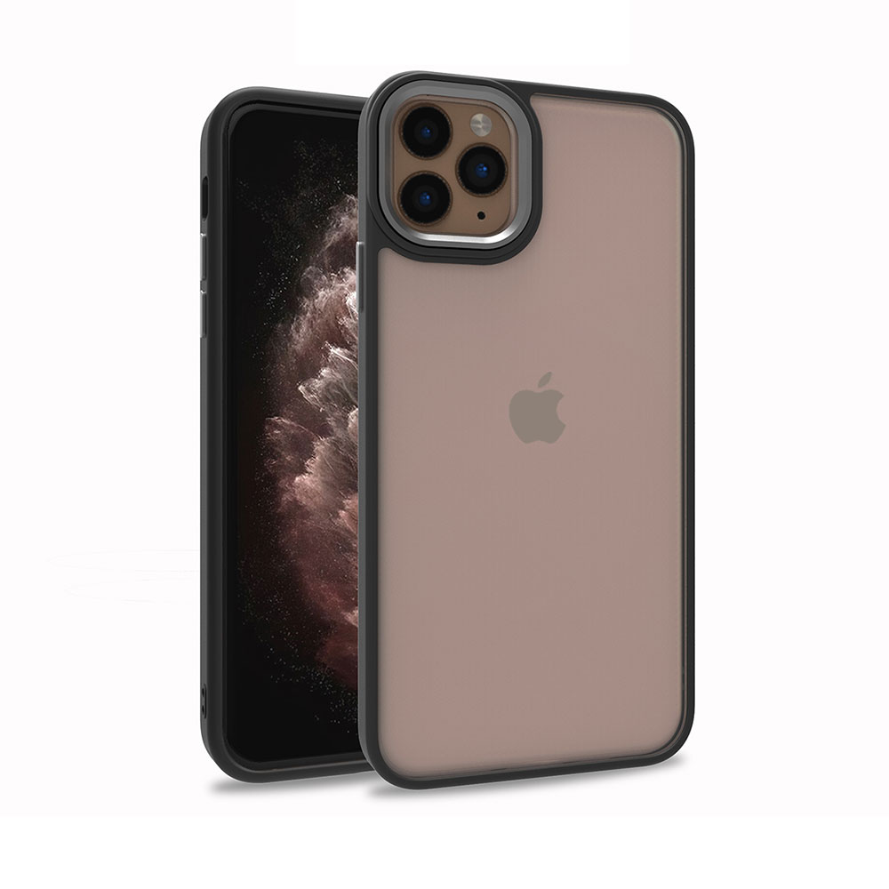 iPhone 12 Pro Kılıf NXXA Flora Kapak-Siyah