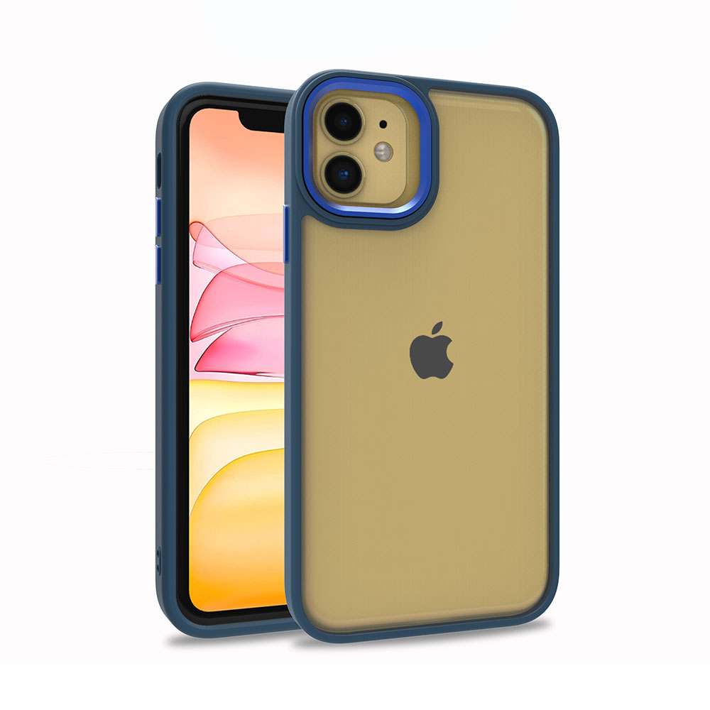 iPhone 11 Kılıf NXXA Flora Kapak-Mavi