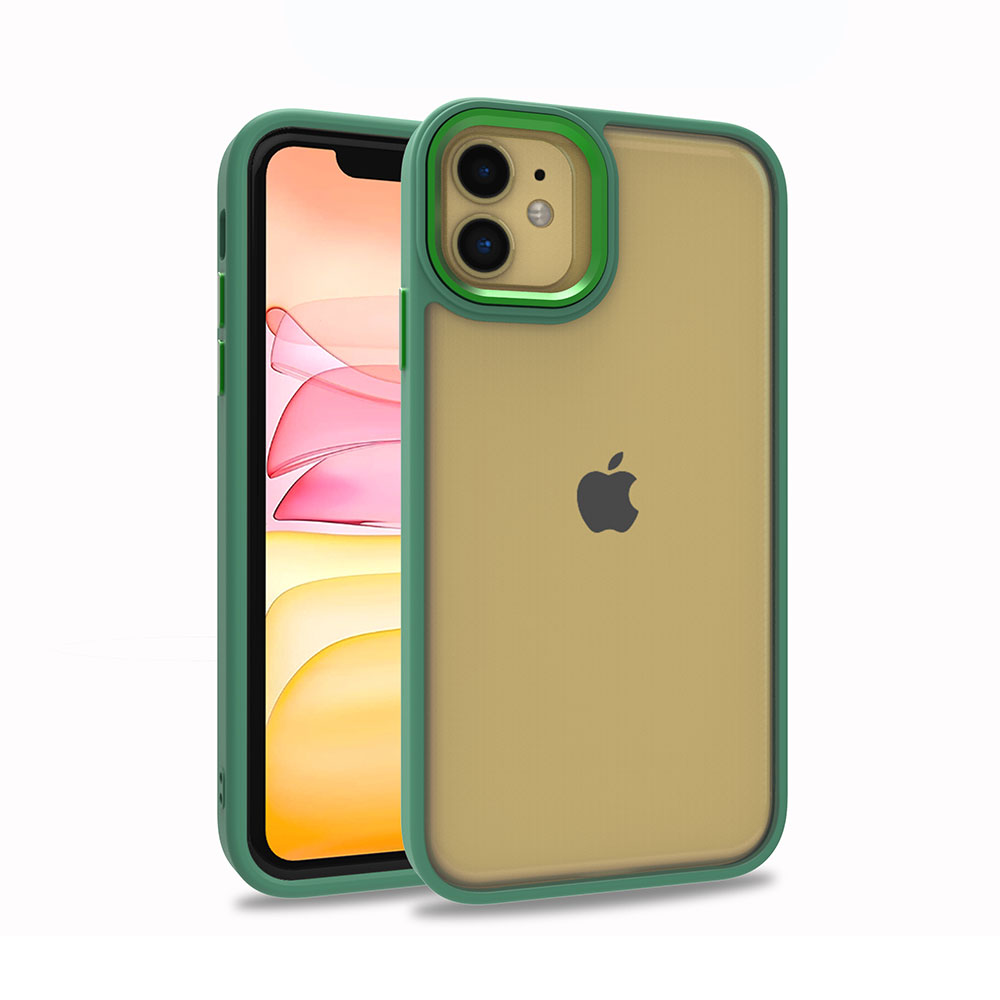 iPhone 11 Kılıf NXXA Flora Kapak-Yeşil