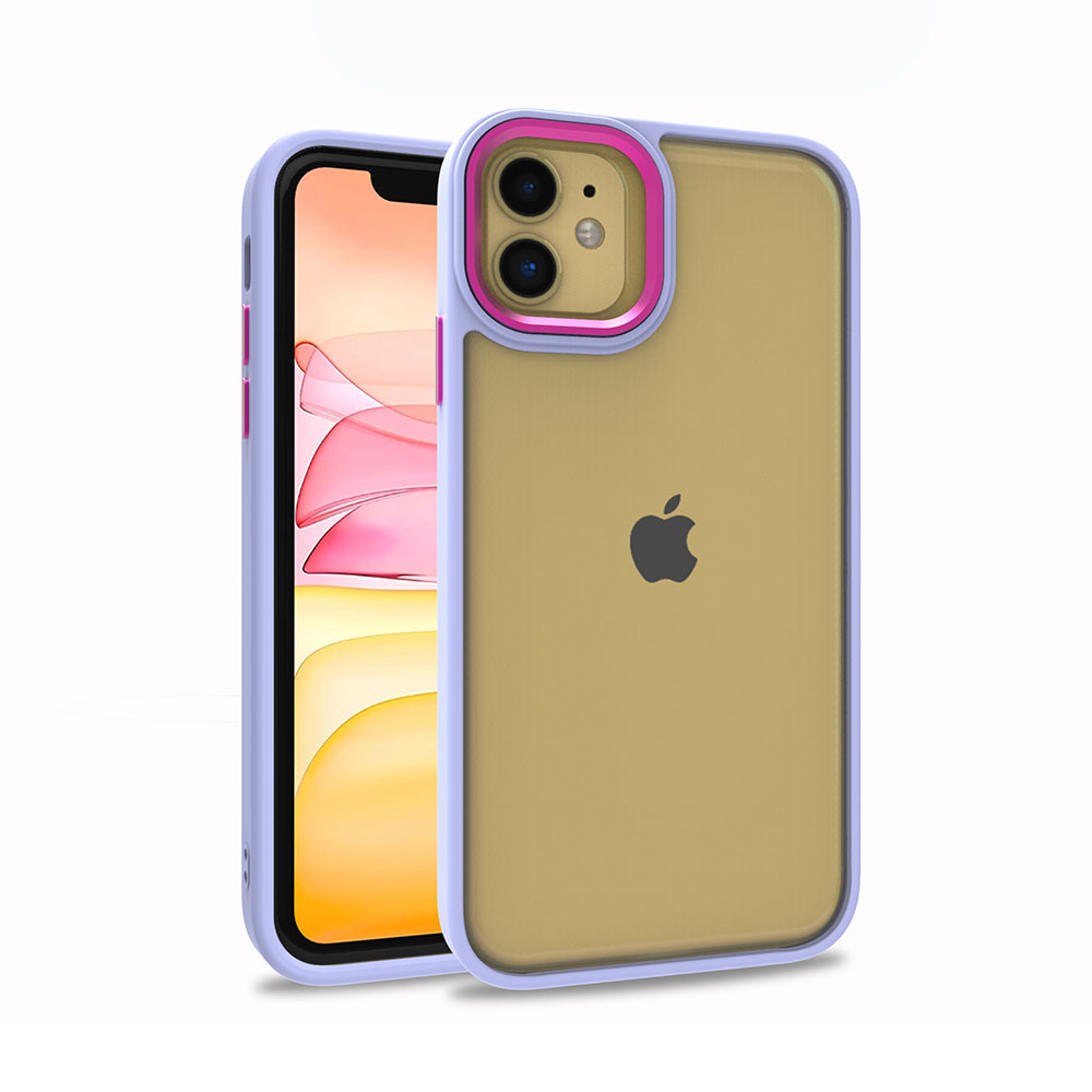 iPhone 11 Kılıf NXXA Flora Kapak-Lila