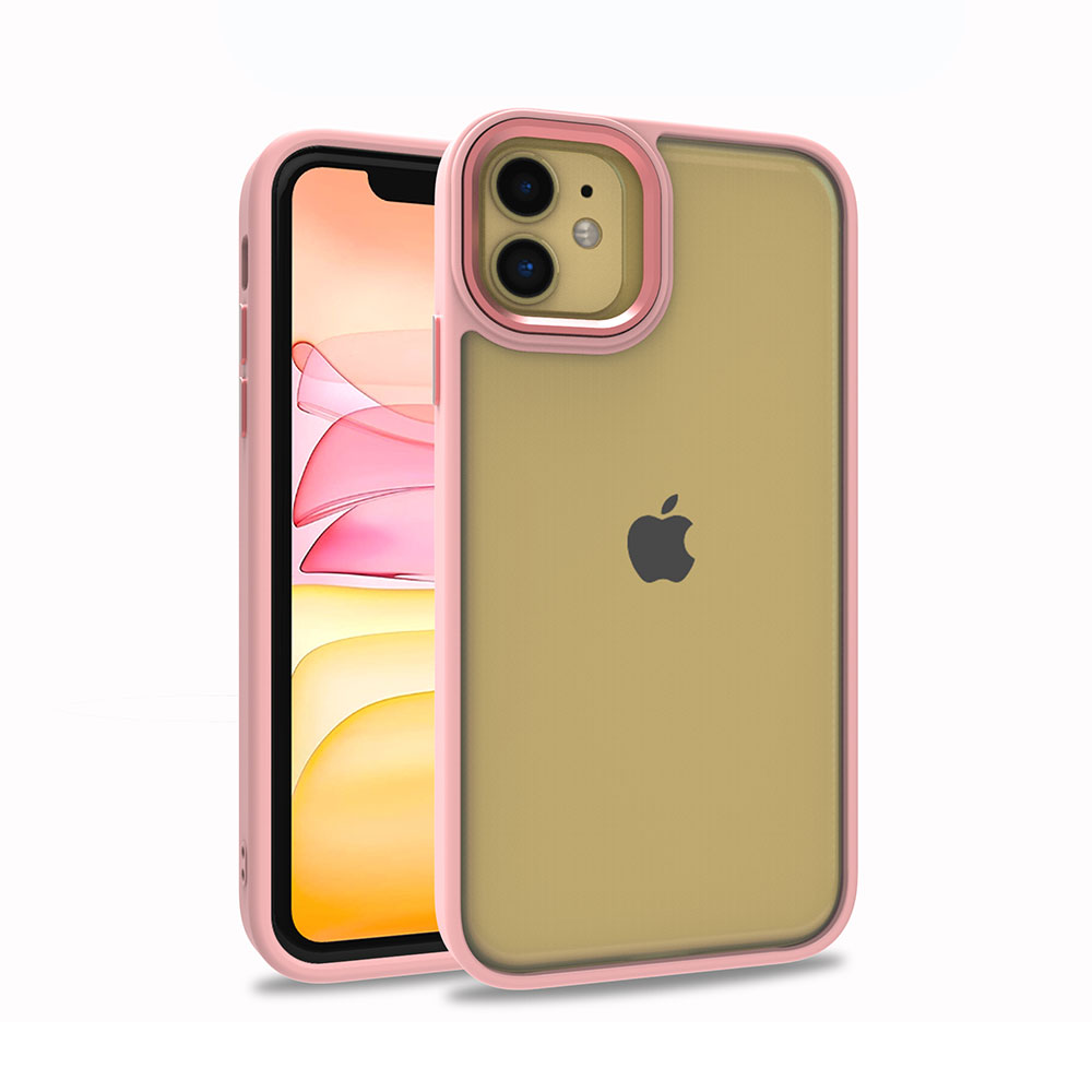 iPhone 11 Uyumlu NXXA Flora Kapak-Rose Gold