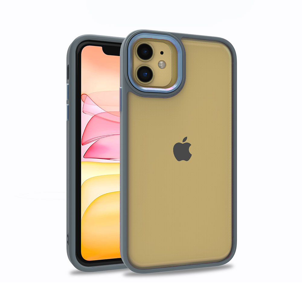 iPhone 11 Kılıf NXXA Flora Kapak-Sierra Mavi