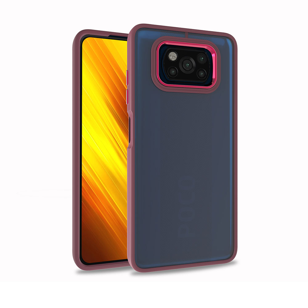 Xiaomi Poco X3 Kılıf NXXA Flora Kapak-Kırmızı