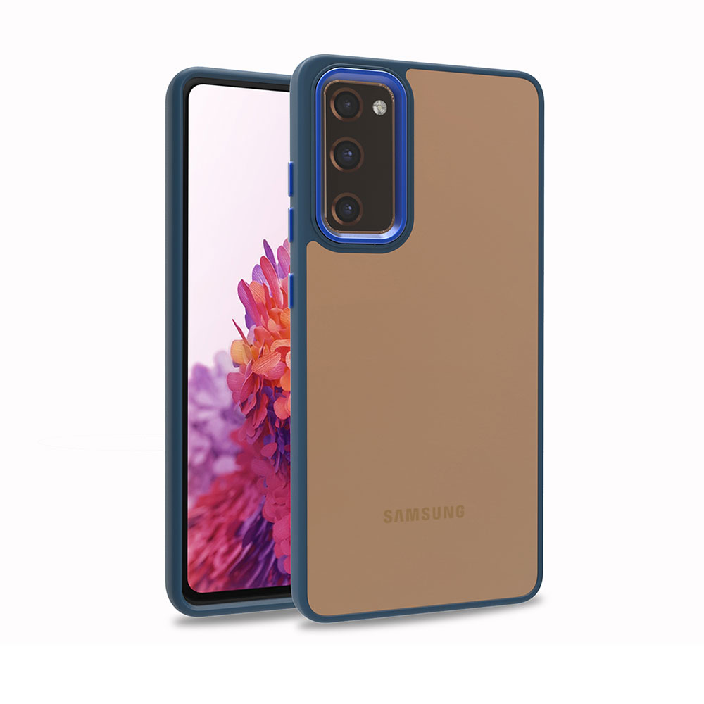 Galaxy S20 FE Kılıf NXXA Flora Kapak-Mavi