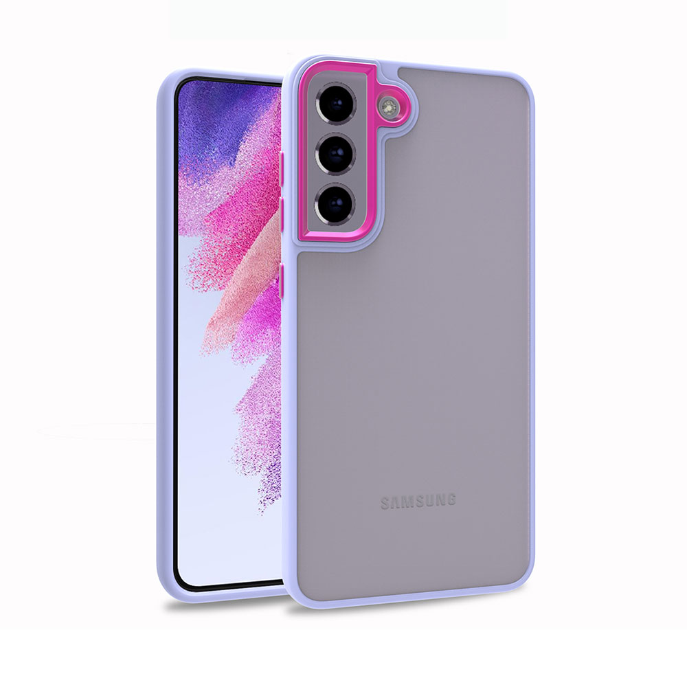 Galaxy S21 FE Kılıf NXXA Flora Kapak-Lila