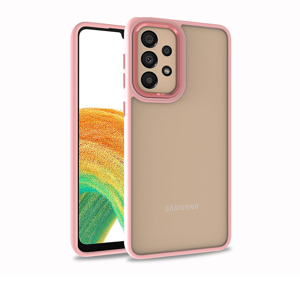Galaxy A73 Kılıf NXXA Flora Kapak-Rose Gold
