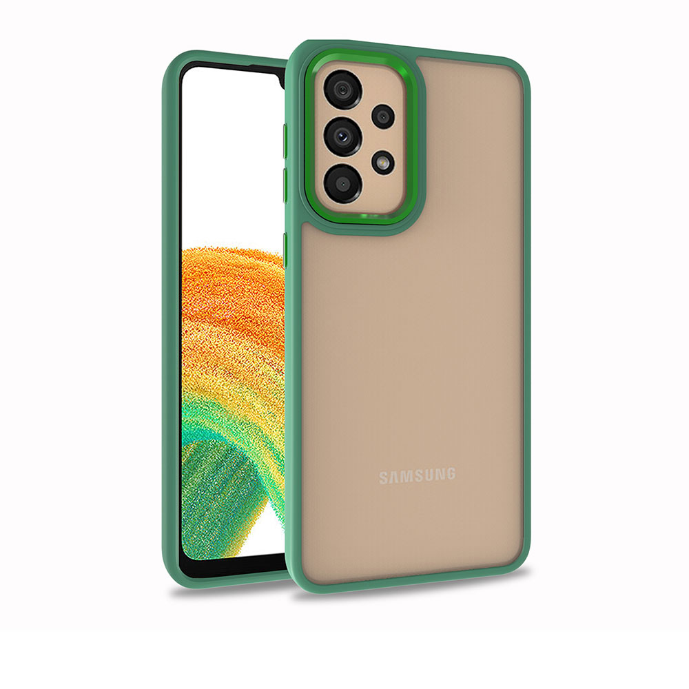 Galaxy A33 5G Kılıf NXXA Flora Kapak-Yeşil