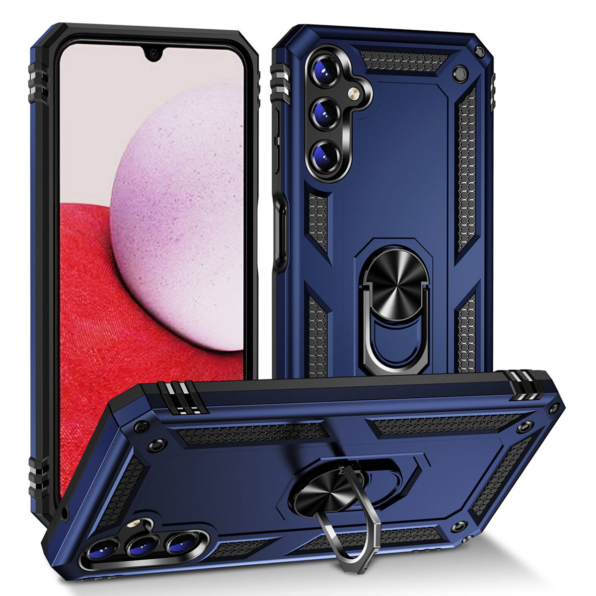 Galaxy A14 Kılıf NXXA Vega Kapak-Mavi