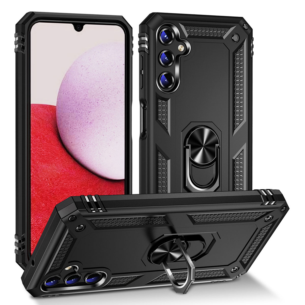 Galaxy A14 Kılıf NXXA Vega Kapak-Siyah