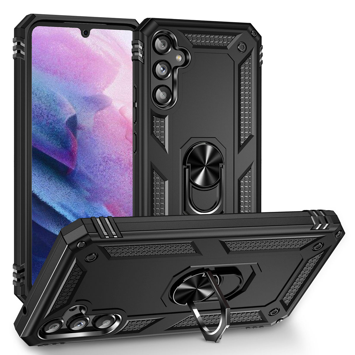 Galaxy A54 Kılıf NXXA Vega Kapak-Siyah
