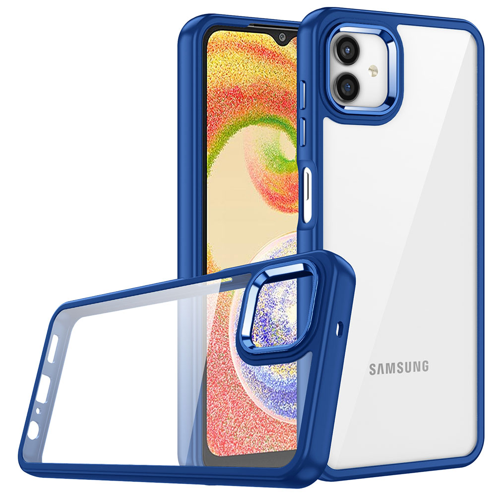 Galaxy A04 Kılıf NXXA Flora Kapak-Lacivert