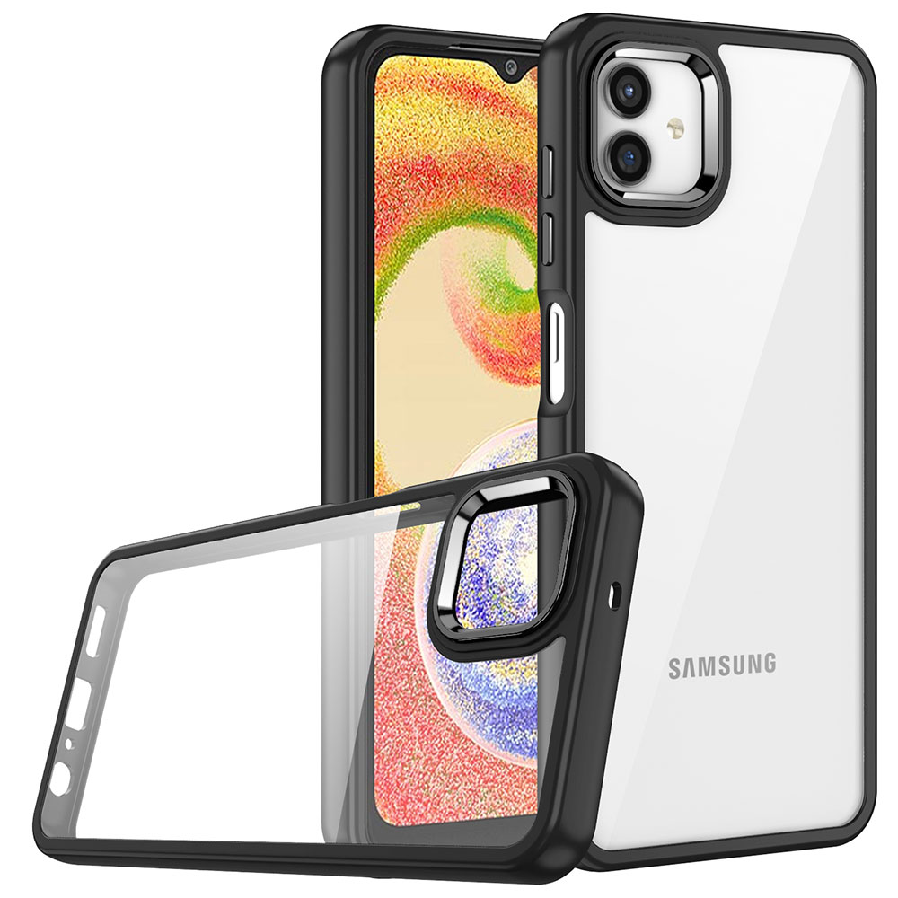 Galaxy A04 Kılıf NXXA Flora Kapak-Siyah