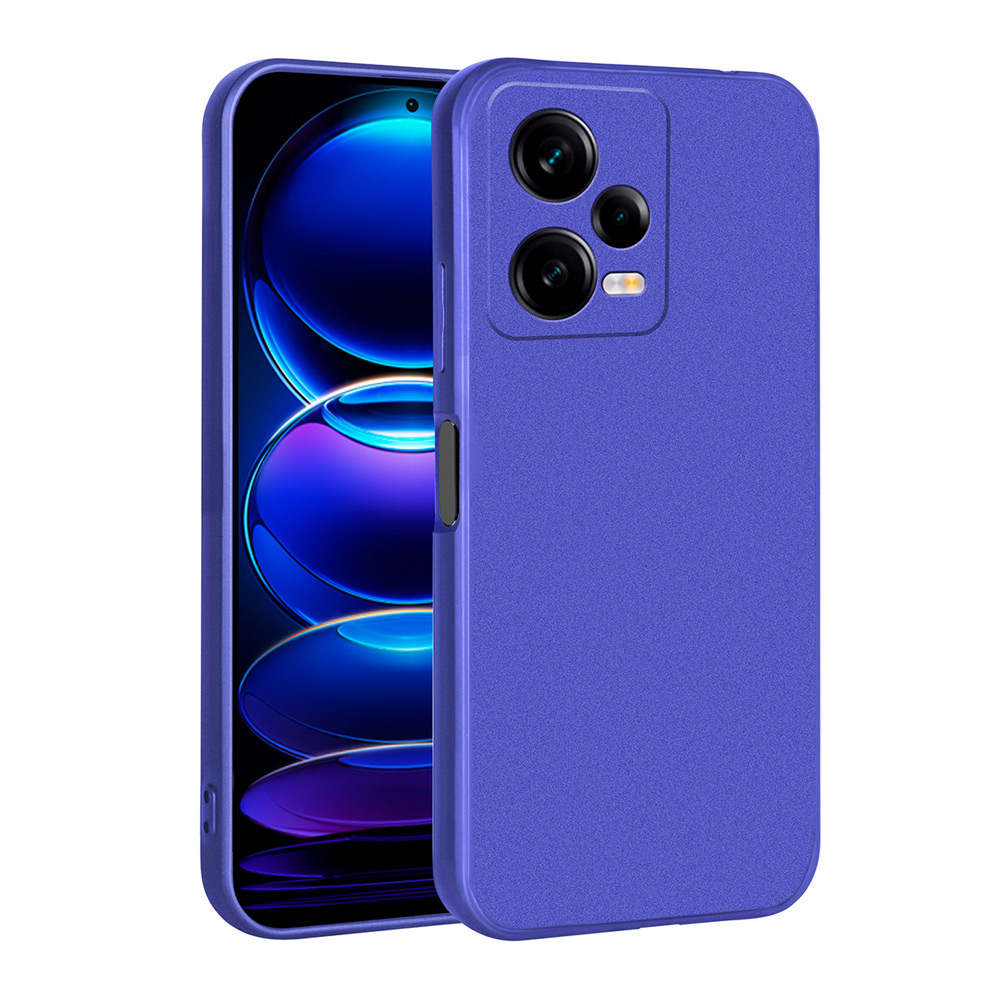 Xiaomi Redmi Note 12 Pro 5G Kılıf NXXA Premier Silikon Kapak-Saks Mavi