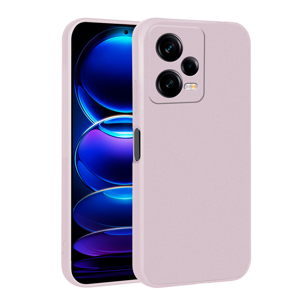 Xiaomi Redmi Note 12 Pro 5G Kılıf NXXA Premier Silikon Kapak-Rose Gold