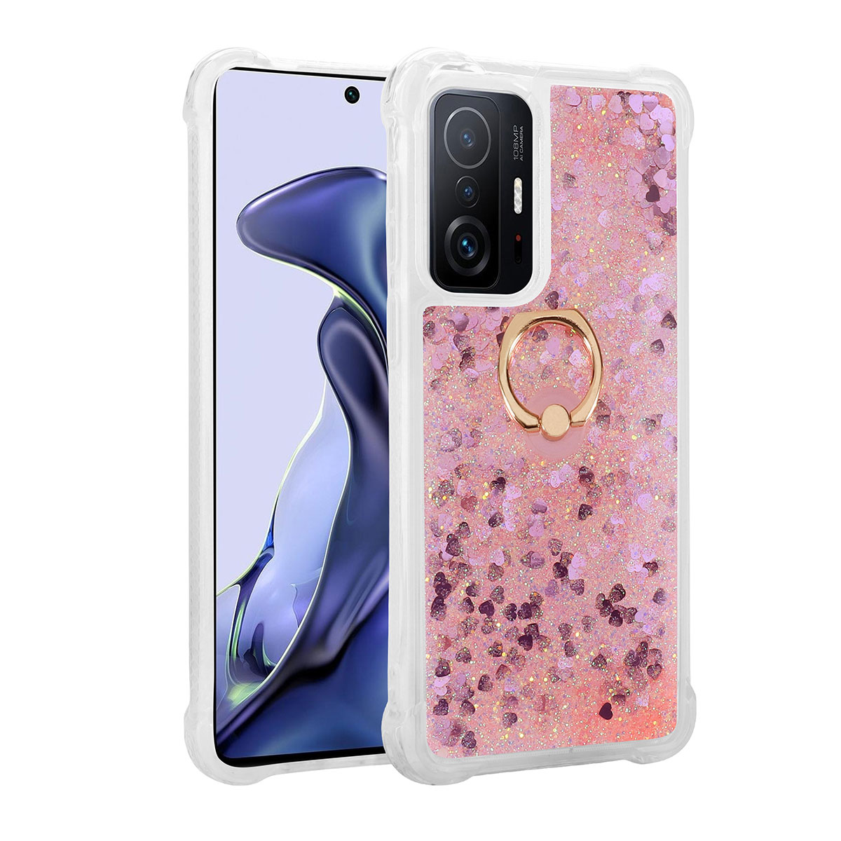 Xiaomi Mi 11T 5G Kılıf NXXA Milce Kapak-Pembe