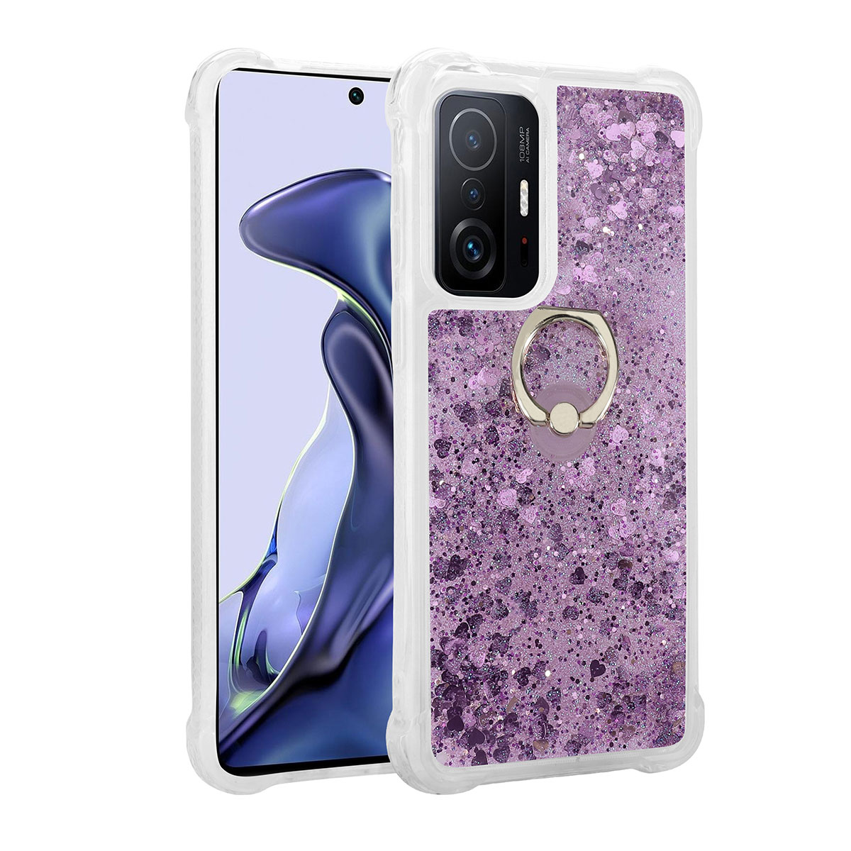 Xiaomi Mi 11T 5G Kılıf NXXA Milce Kapak-Mor