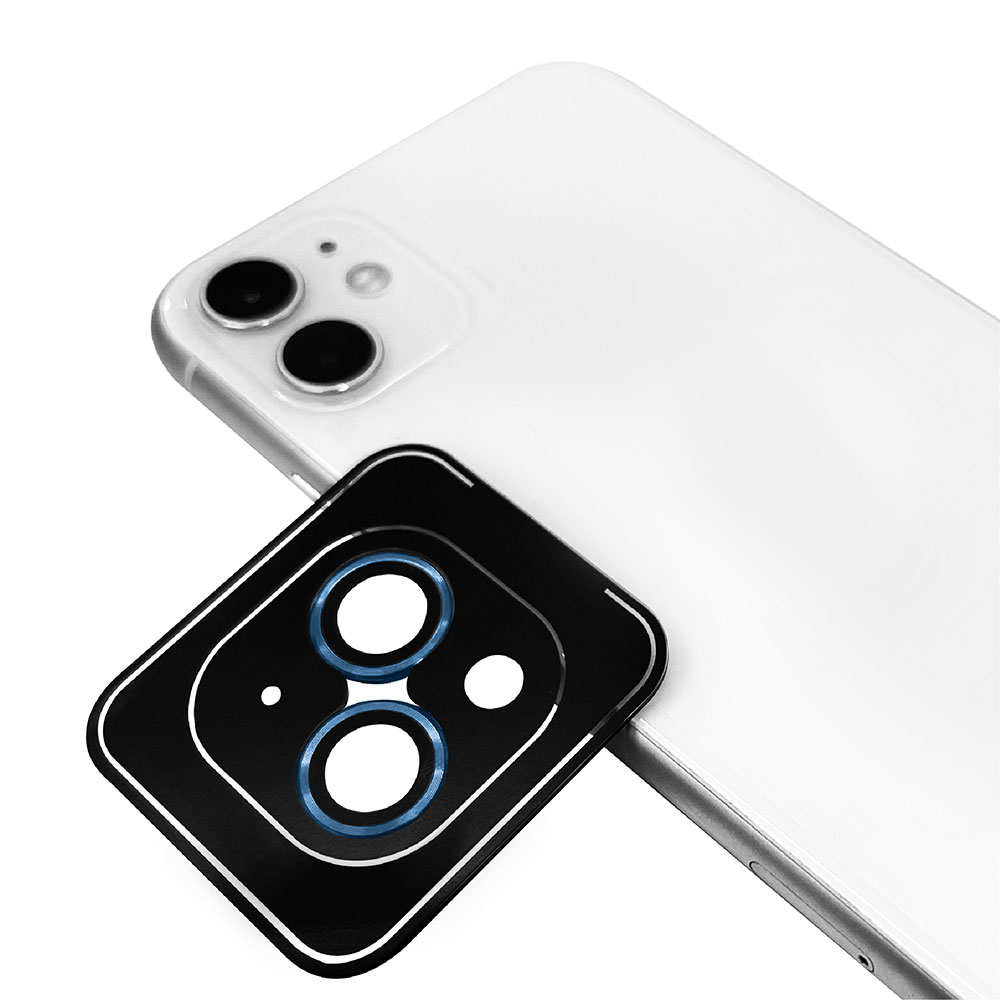 iPhone 11 Uyumlu NXXA CL-09 Kamera Lens Koruyucu-Lacivert