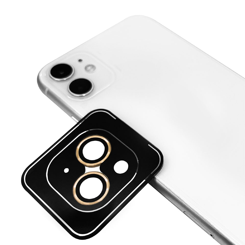iPhone 12 Mini Uyumlu NXXA CL-09 Kamera Lens Koruyucu-Gold