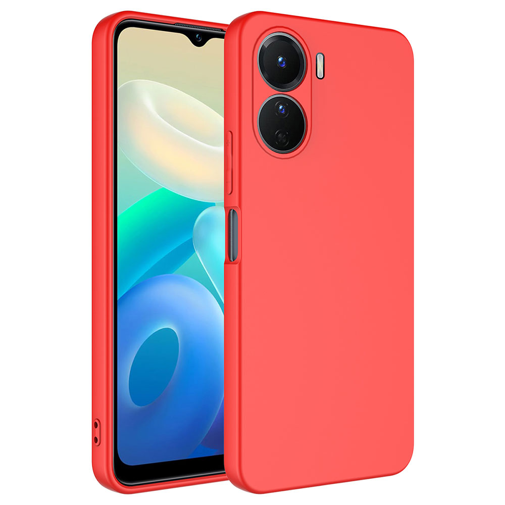 Vivo Y16 Kılıf NXXA Mara LaAAKan Kapak-Kırmızı