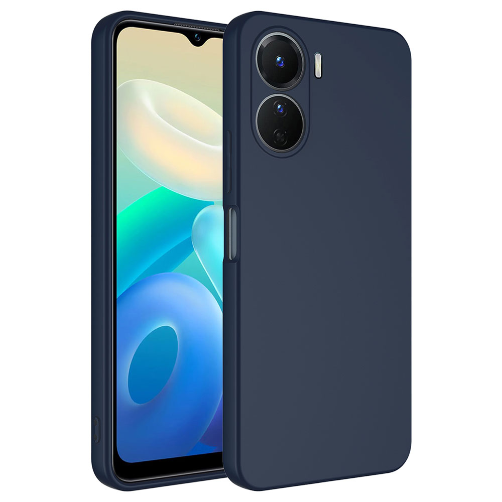 Vivo Y16 Kılıf NXXA Mara LaAAKan Kapak-Lacivert