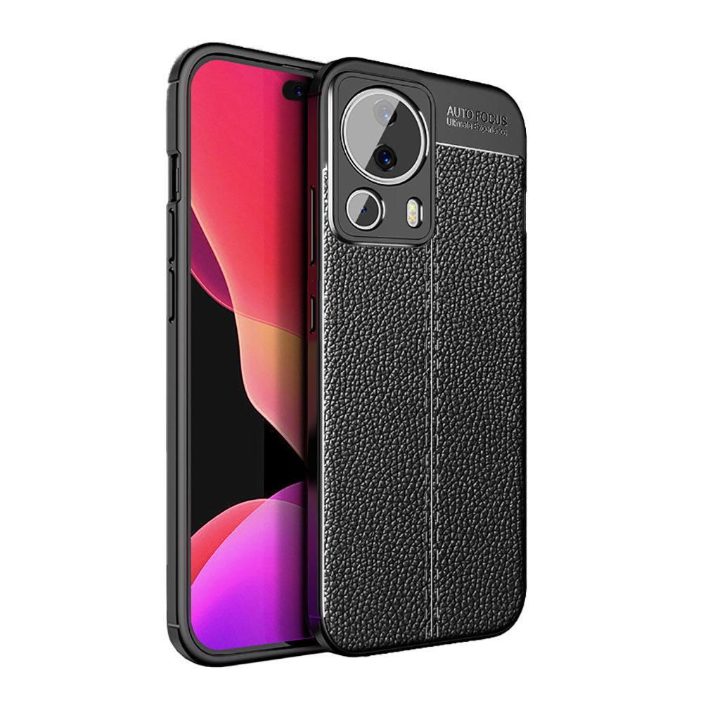 Xiaomi Mi 13 Lite Kılıf NXXA Niss Silikon Kapak-Siyah