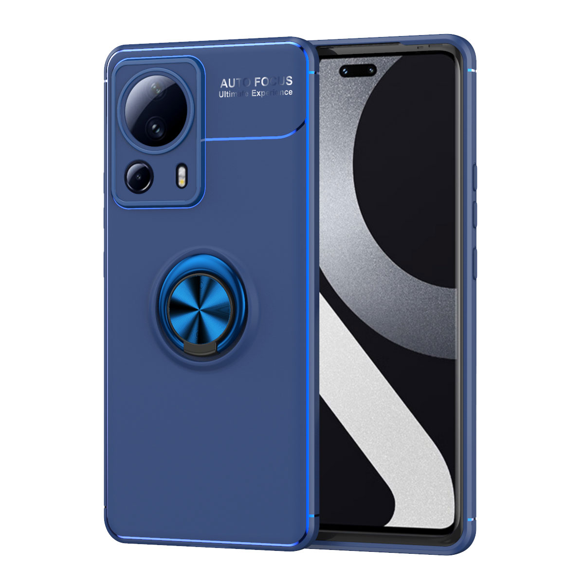 Xiaomi Mi 13 Lite Kılıf NXXA Ravel Silikon Kapak-Mavi