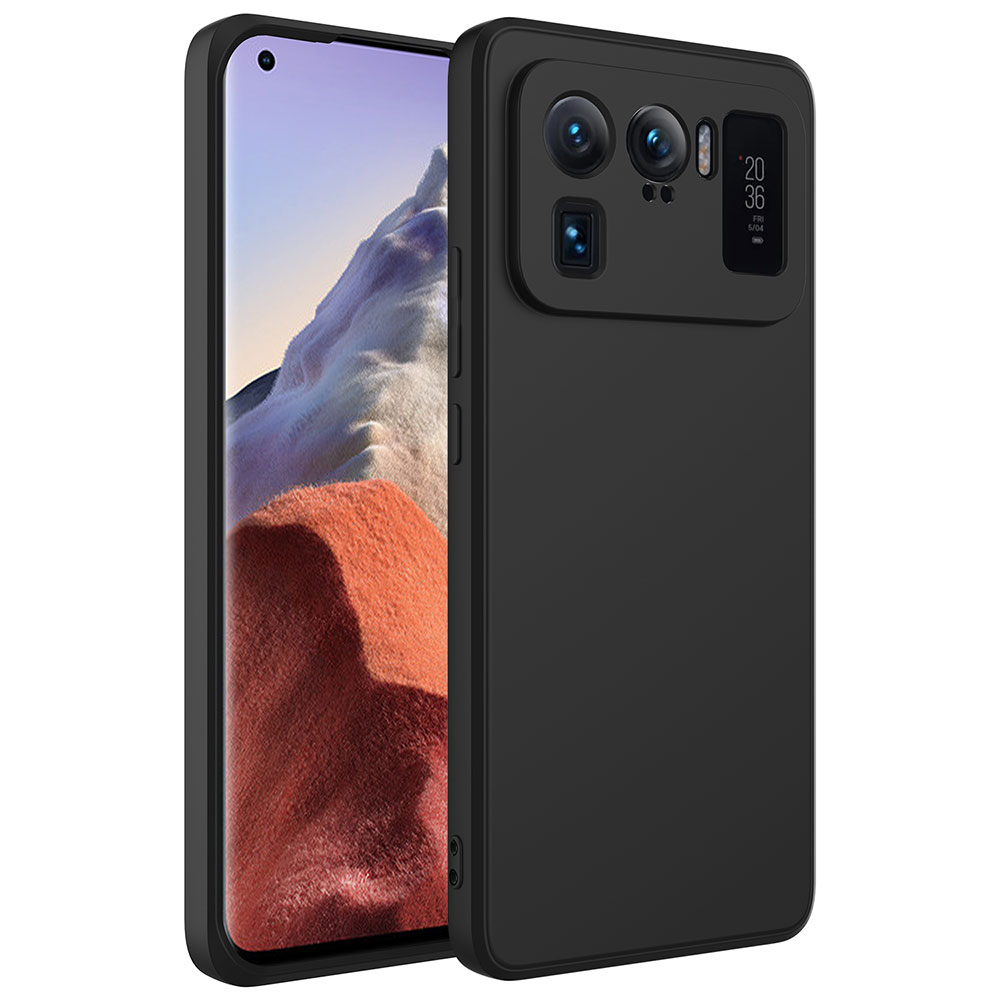Xiaomi Mi 11 Ultra Kılıf NXXA Mara LaAAKan Kapak-Siyah