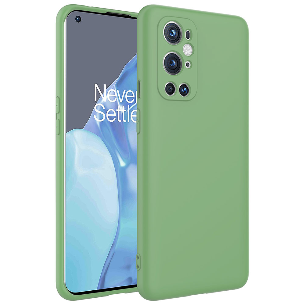 One Plus 9 Pro Kılıf NXXA Mara LaAAKan Kapak-Açık Yeşil