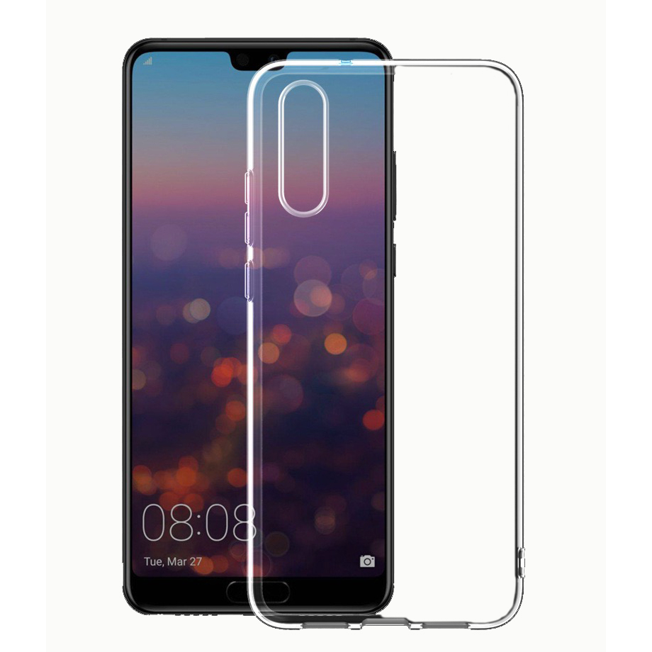 Huawei P20 Kılıf NXXA Süper Silikon Kapak-Renksiz