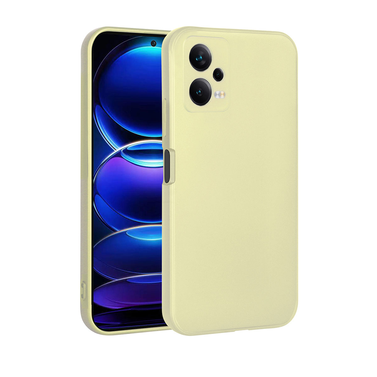 Xiaomi Redmi Note 12 5G Kılıf NXXA Premier Silikon Kapak-Gold