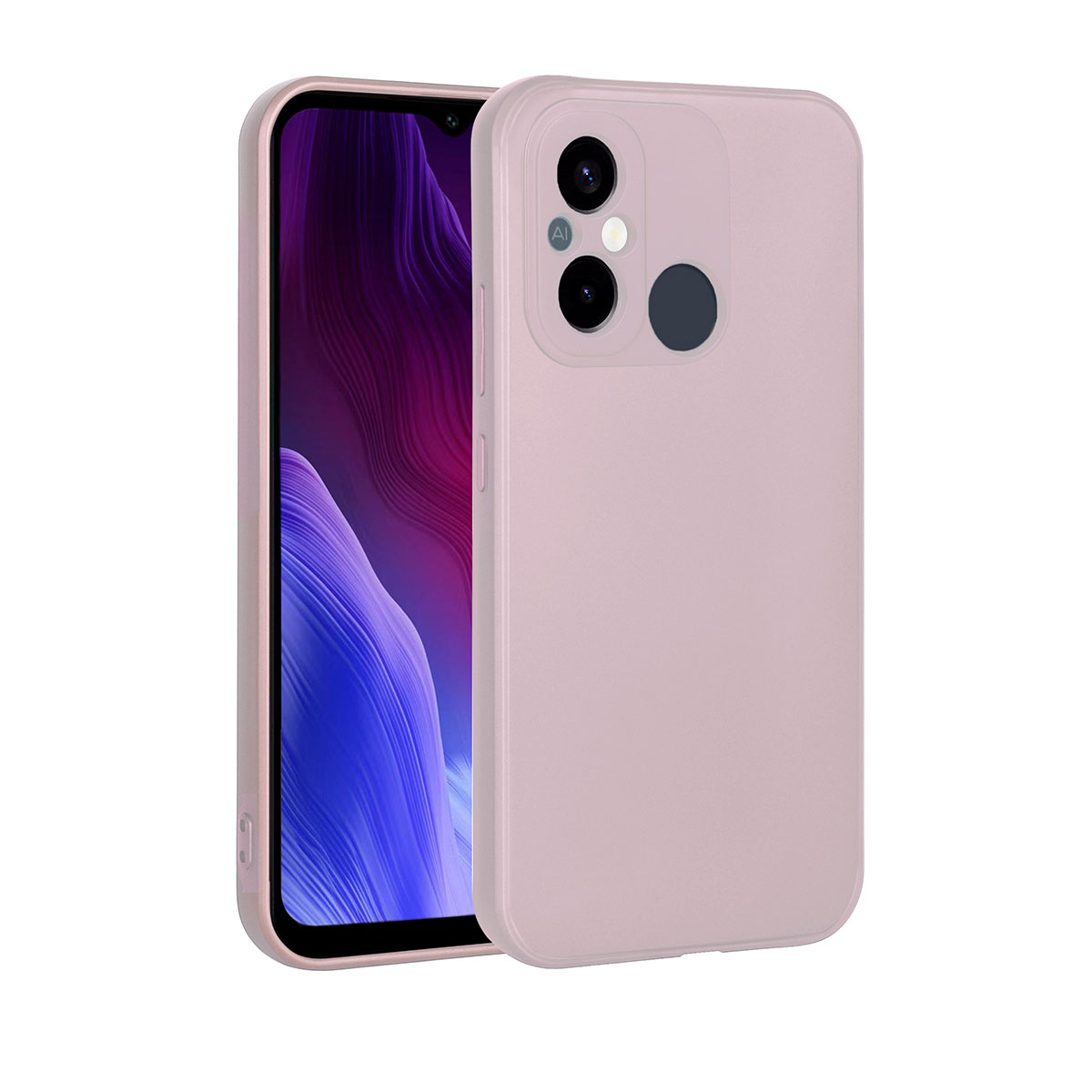 Xiaomi Redmi 12C Kılıf NXXA Premier Silikon Kapak-Rose Gold