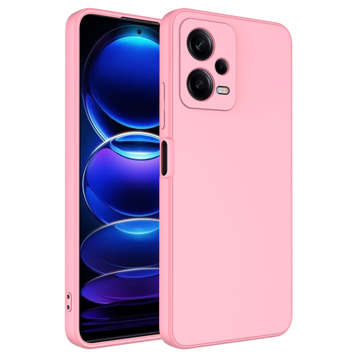 Xiaomi Redmi Note 12 Pro 5G Kılıf NXXA Mara LaAAKan Kapak-Pembe