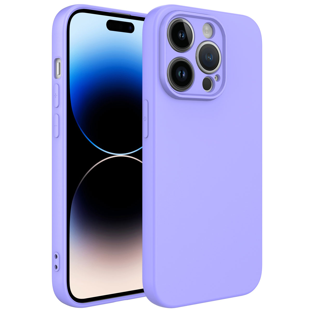 iPhone 14 Pro Uyumlu NXXA Kamera Korumalı Mara LaAAKan Kapak-Lila