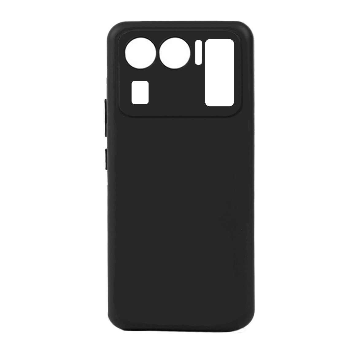 Xiaomi Mi 11 Ultra Kılıf NXXA Biye Silikon-Siyah