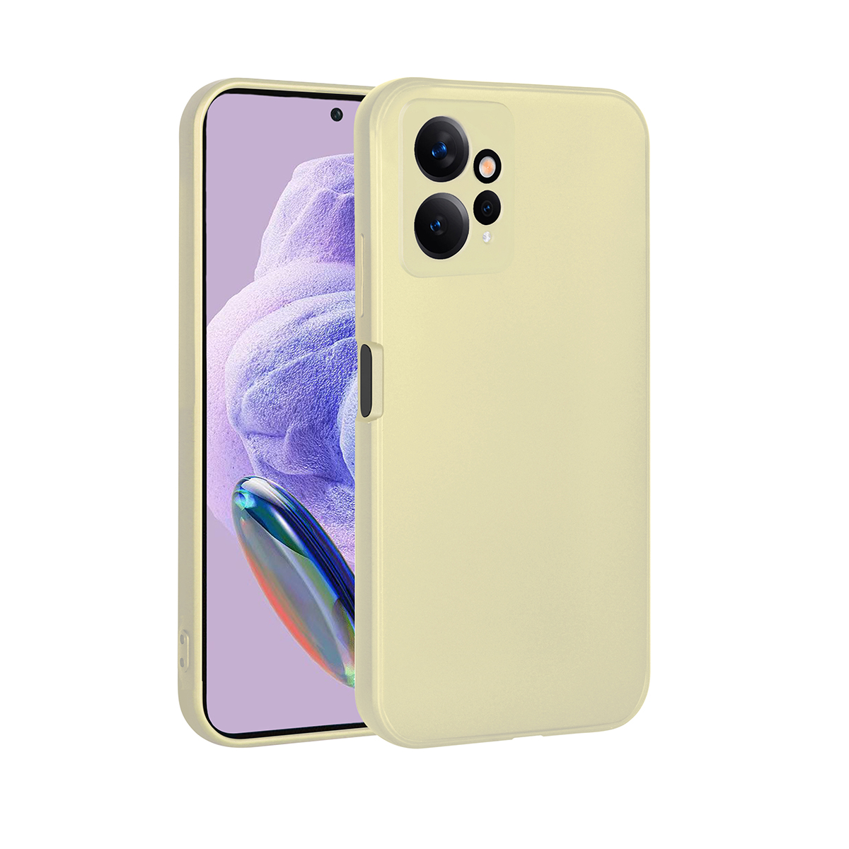 Xiaomi Redmi Note 12 4G Kılıf NXXA Premier Silikon Kapak-Gold