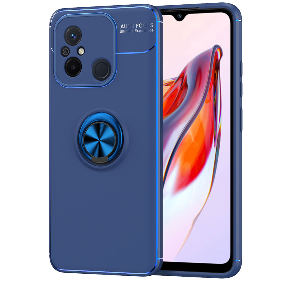 Xiaomi Redmi 12C Kılıf NXXA Ravel Silikon Kapak-Mavi
